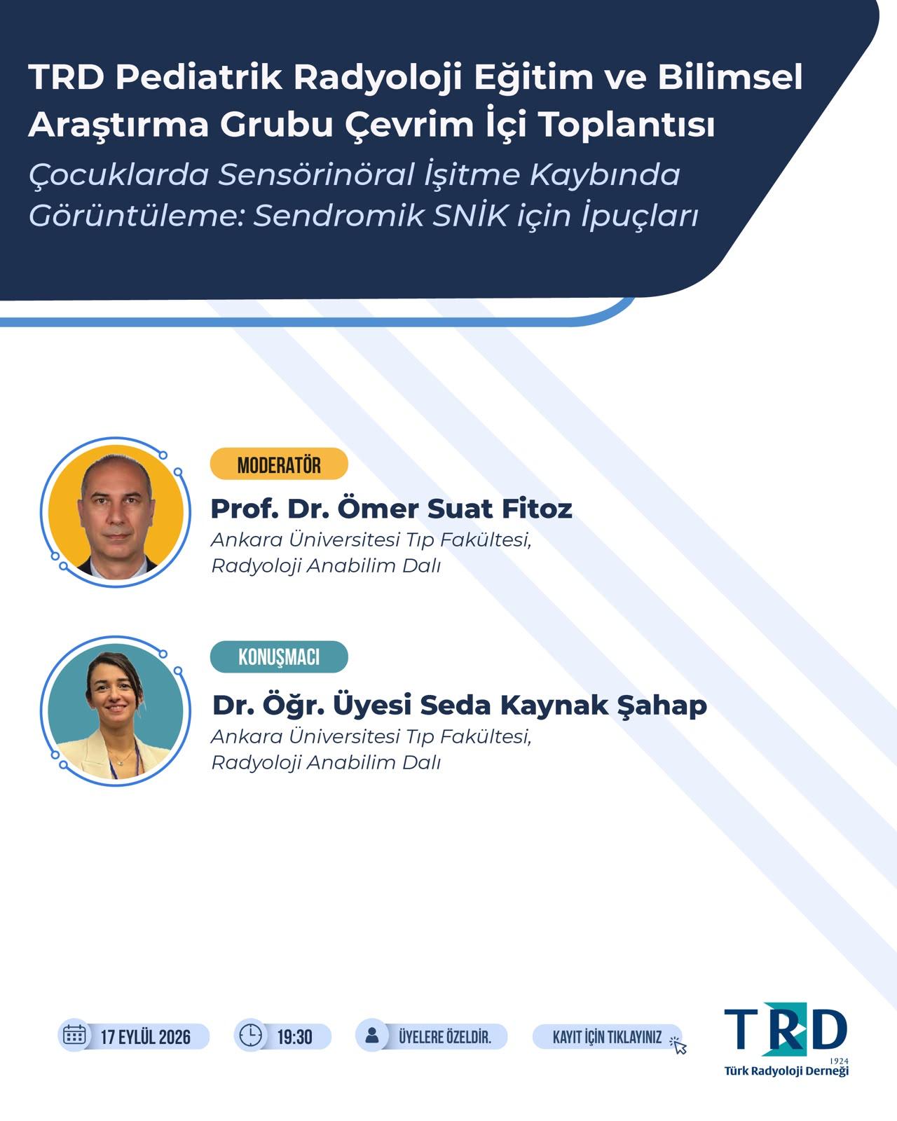 Çocuklarda Sensörinöral İşitme Kaybında Görüntüleme: Sendromik SNİK için İpuçları afişi